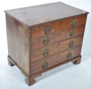 18TH CENTURY GEORGE III MAHOGANY BACHELORS CHEST