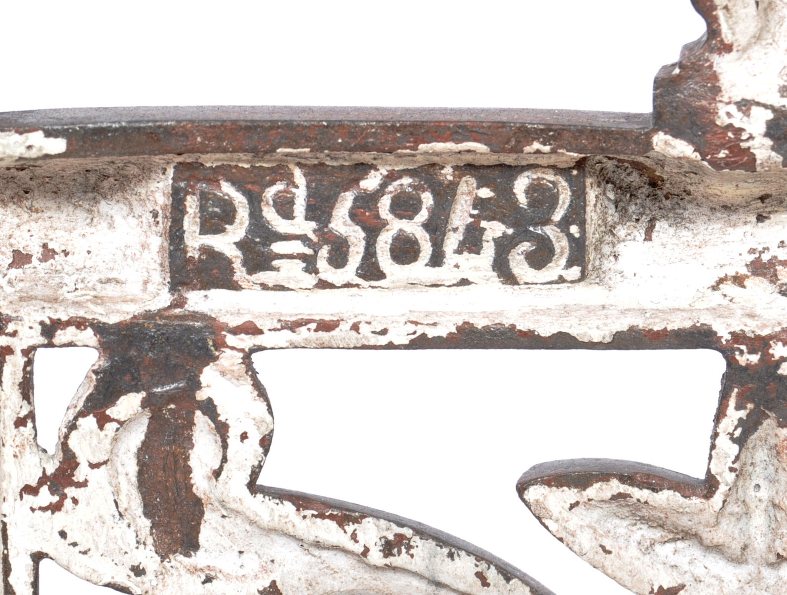 19TH CENTURY COALBROOKDALE MANNER CAST IRON STICK - Image 7 of 12