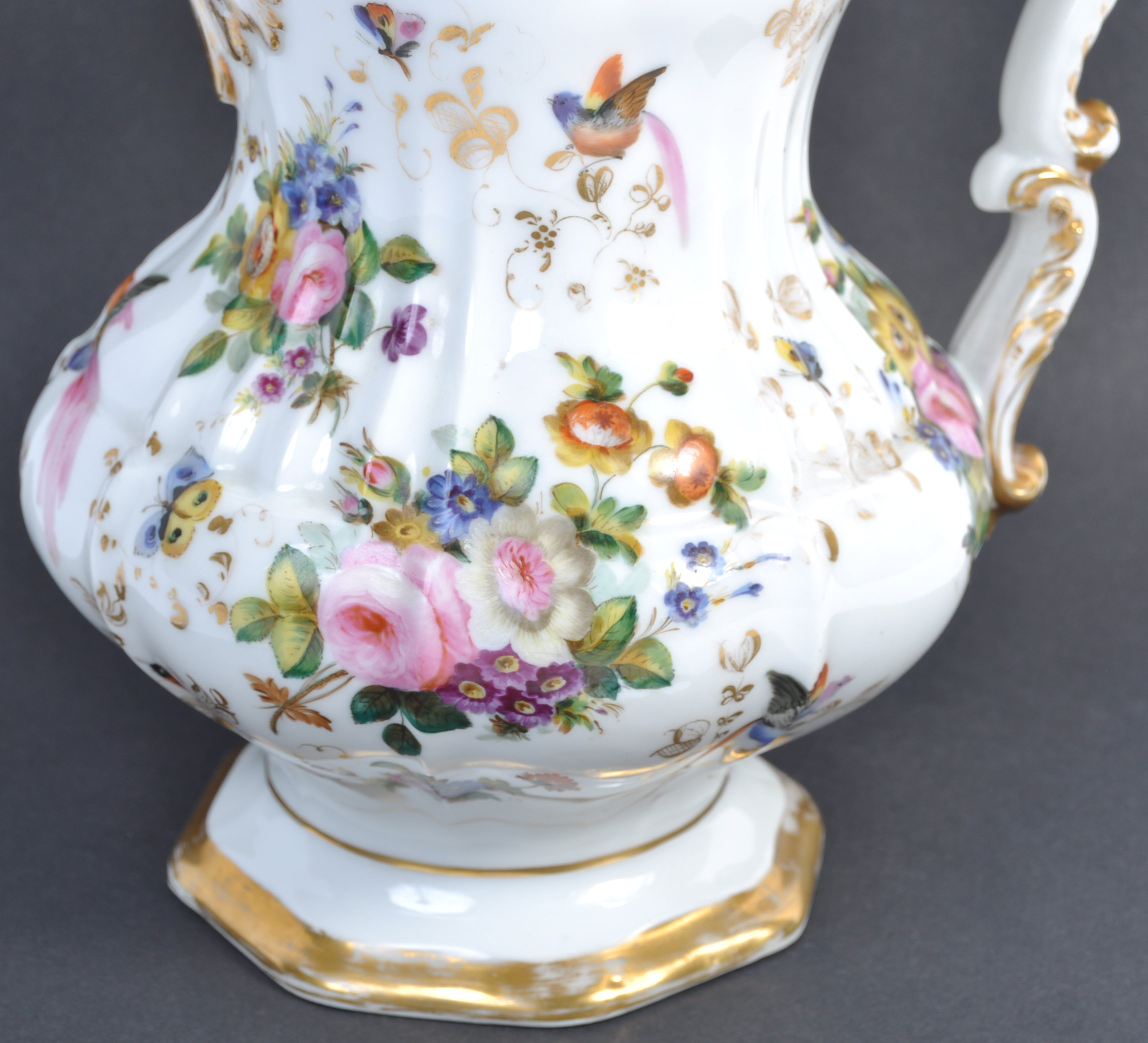 ANTIQUE FRENCH PARIS PORCELAIN HAND PAINTED JUG - Image 16 of 20