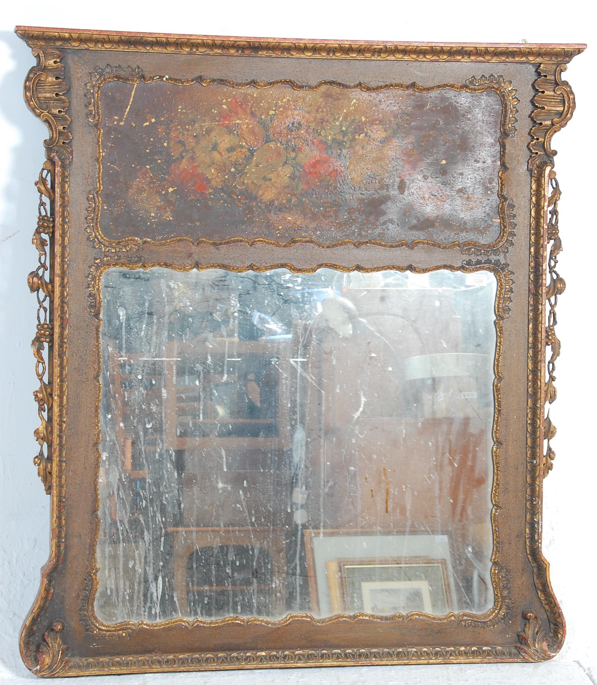 19TH CENTURY VICTORIAN WALL MIRROR IN GILT MOULDED - Image 7 of 12