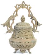 19TH CENTURY CHINESE / INDONESIAN BRONZE CENSER