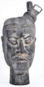 20TH CENTURY CHINESE TERRACOTTA ARMY SOLDIER HEAD