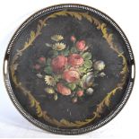 19TH CENTURY VICTORIAN ENGLISH TOLEWARE TRAY