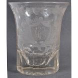 GEORGIAN FRENCH ANTIQUE DRINKING GLASS TUMBLER WIT