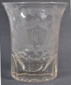 GEORGIAN FRENCH ANTIQUE DRINKING GLASS TUMBLER WIT