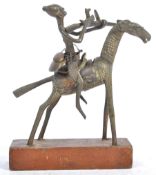 TRIBAL ANTIQUITIES - 20TH CENTURY AFRICAN BRONZE S