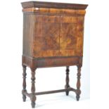 QUEEN ANNE WALNUT CABINET ON LATER STAND