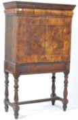 QUEEN ANNE WALNUT CABINET ON LATER STAND