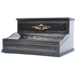 STUNNING 19TH CENTURY FRENCH EBONY WRITING BOX