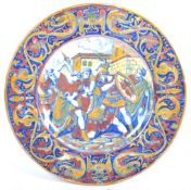 19TH CENTURY ITALIAN ANTIQUE HAND PAINTED MAIOLICA