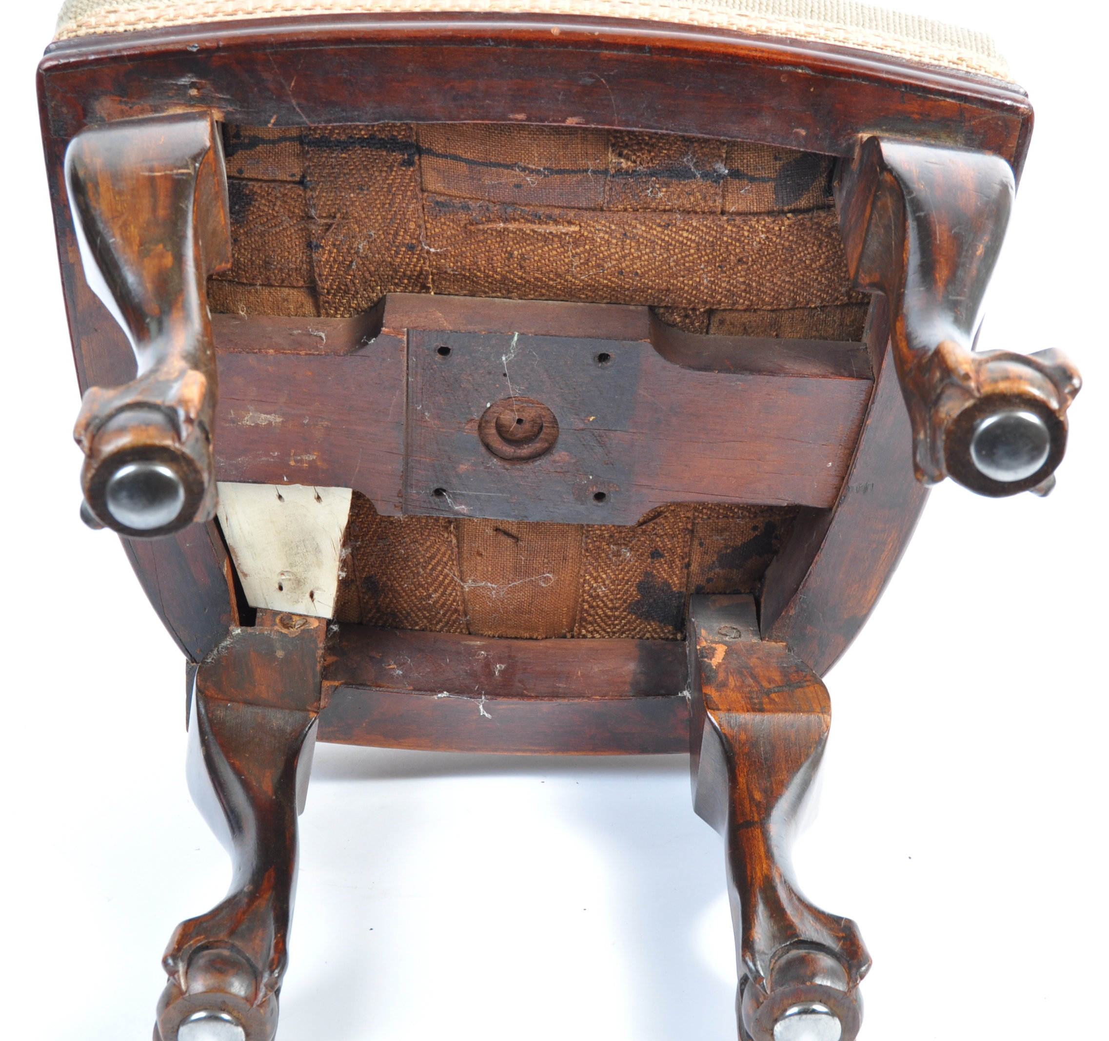 19TH CENTURY VICTORIAN MAHOGANY CHILDS CHAIR - Image 9 of 16