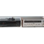 Two vintage 20th century Hi-Fi equipment to include a Denon DRM-540 stereo cassette tape deck