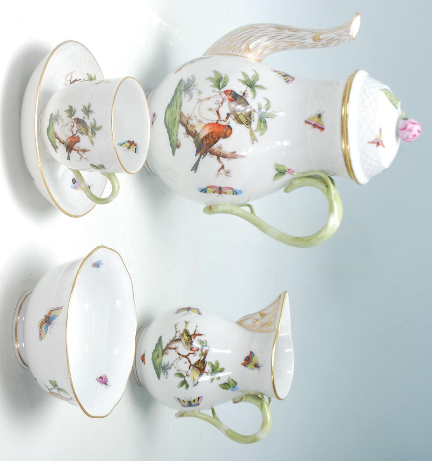 HEREND TEA SERVICE HAND PAINTED - Bild 2 aus 8