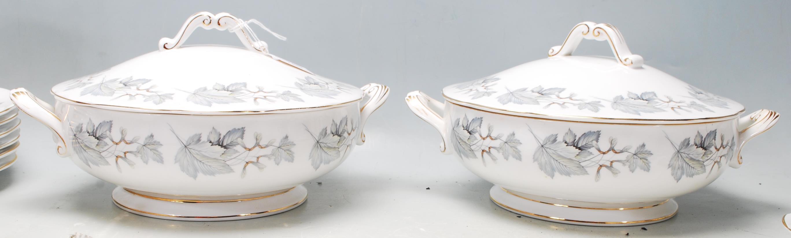 A large Royal Albert Silver maple bone china tea set / dining service comprising of a six twin - Image 5 of 14