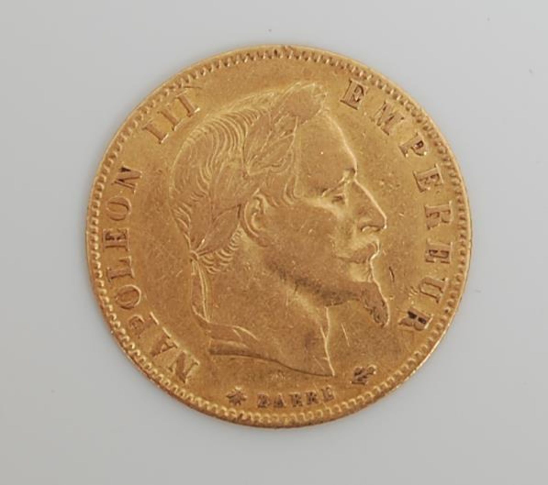 19TH CENTURY NAPOLEON III GOLD COIN