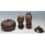 A COLLECTION OF 19TH AND 29TH CENTURY ARICAN TRIBAL BUST