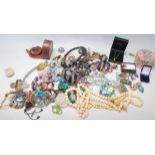 LARGE COLLECTION OF COSTUME JEWELLERY