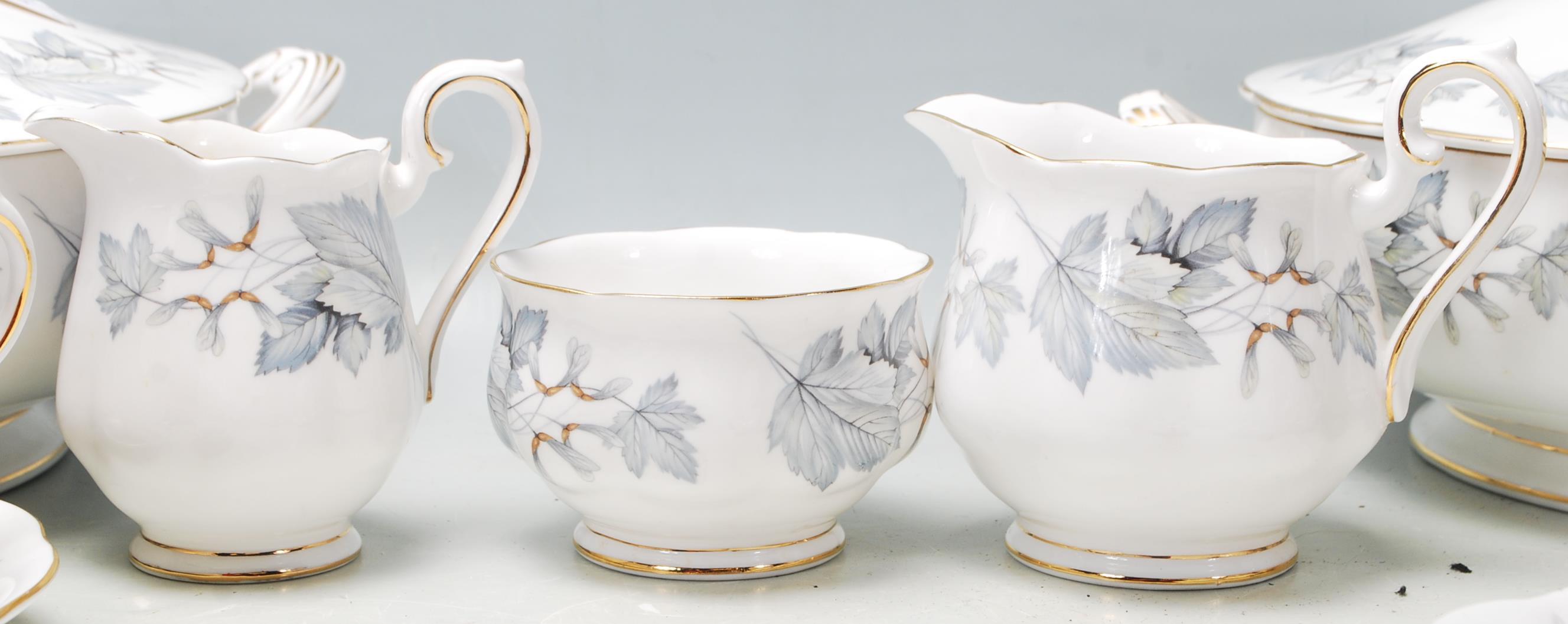 A large Royal Albert Silver maple bone china tea set / dining service comprising of a six twin - Image 4 of 14