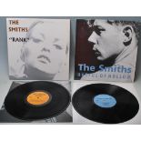 A collection of two vintage vinyl LP long play records to include The Smiths - Rank  & The