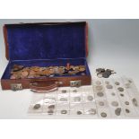 A collection of coins dating from the 19th Century to include Great British silver contented coins