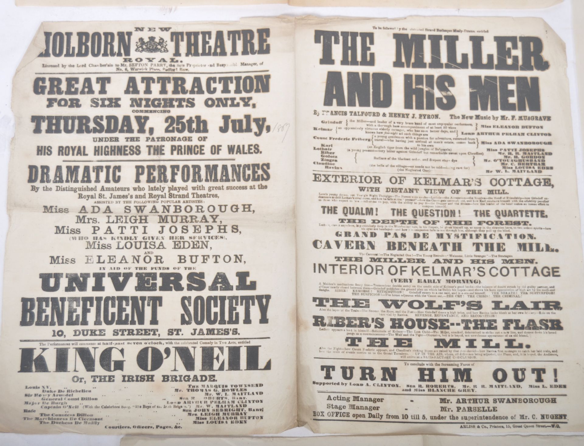 VICTORIAN EPHEMERA COLLECTION - 19TH CENTURY THEATRE POSTERS - Bild 6 aus 8