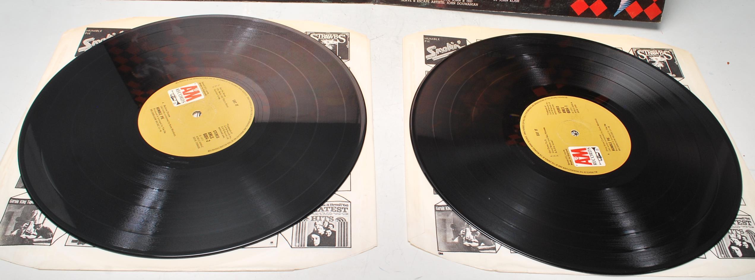 HUMBLE PIE - TWO VINYL RECORD LPS - EAT IT & ROCKIN' THE FILLMORE - Image 5 of 9