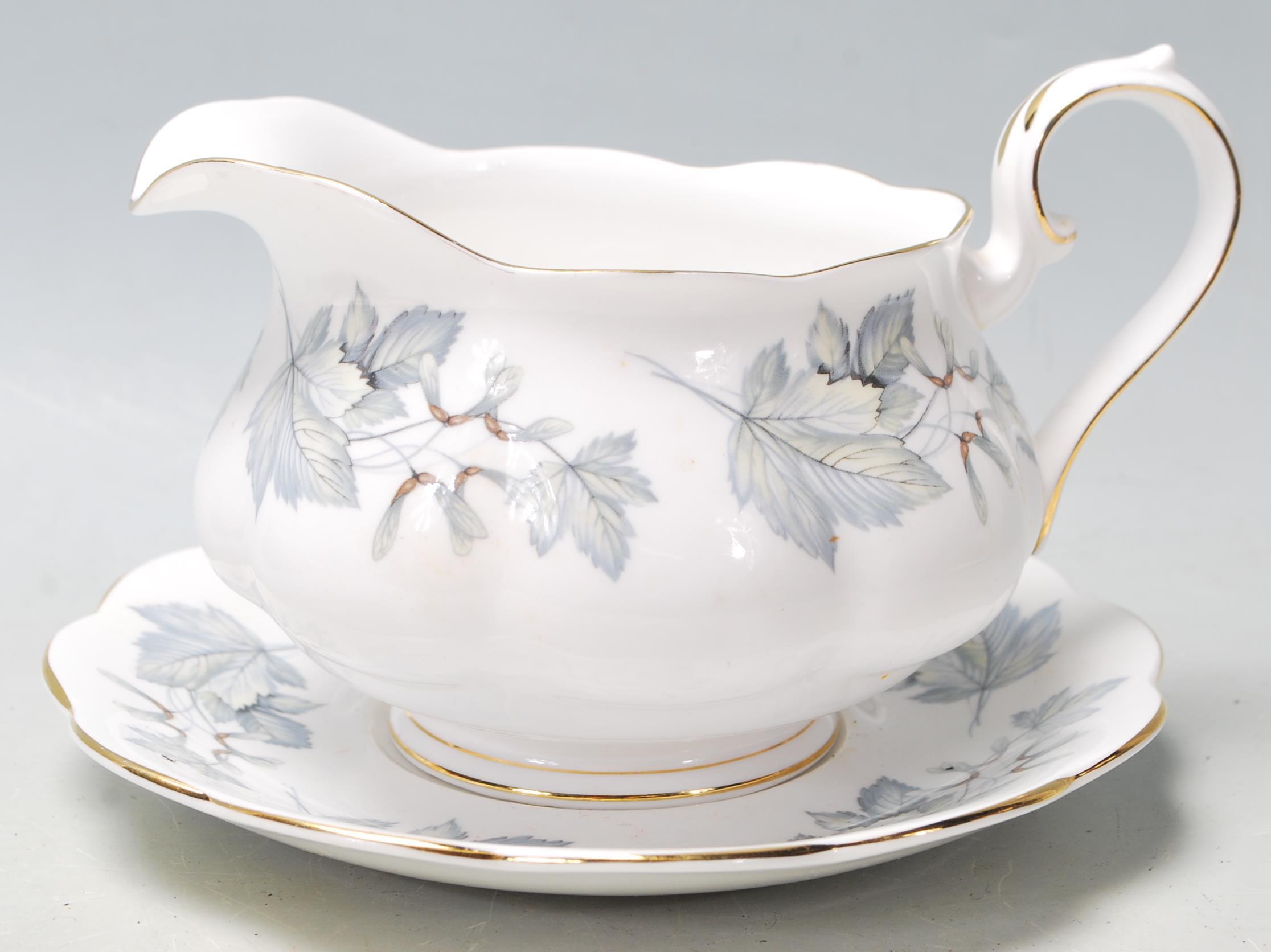A large Royal Albert Silver maple bone china tea set / dining service comprising of a six twin - Image 11 of 14
