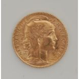EARLY 20TH CENTURY FRENCH GOLD COIN