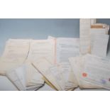 An excellent collection of early 20th century and later documents, letters, ephemera mostly from