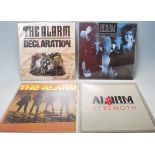 A collection of four vintage vinyl LP long play records by THe Alarm to include Declaration. Eye