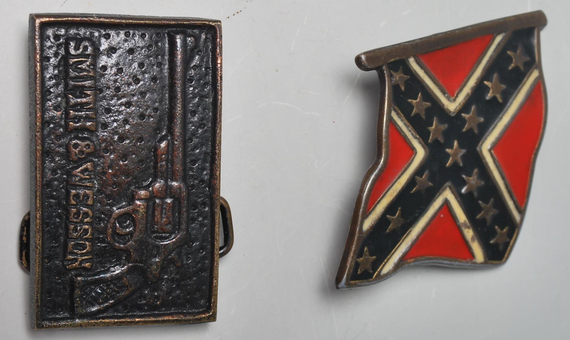 A collection of contemporary Americana / American belt buckles to include a Colt Revolver belt - Bild 5 aus 7