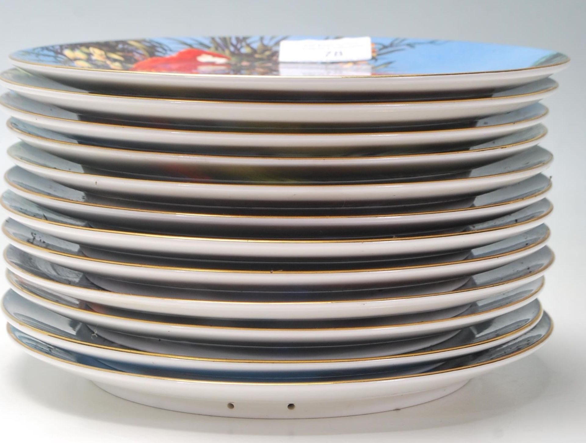 SET OF WEDGWOOD FRAGILE PARADISE COLLECTORS PLATES - Bild 7 aus 8