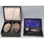 SILVER HALLMARKED VANITY CASES