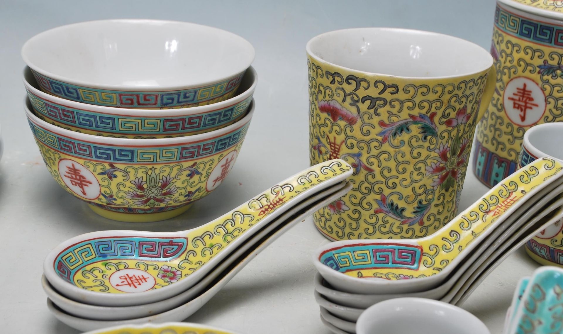 CHINESE REPUBLIC PERIOD TEA SERVICE - Bild 4 aus 11