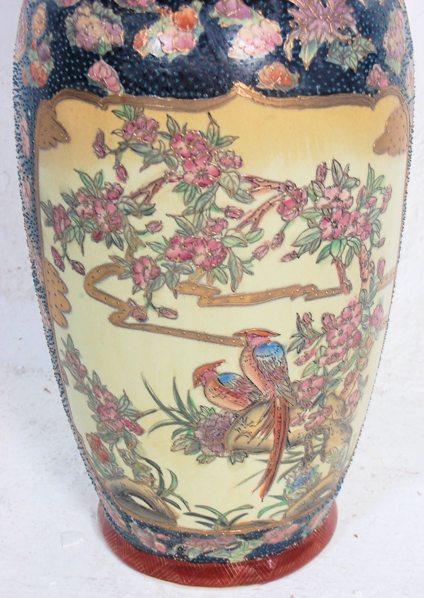 MEIJI REVIVAL SATSUMA VASE - Bild 4 aus 4