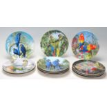 SET OF WEDGWOOD FRAGILE PARADISE COLLECTORS PLATES