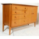 Crimson & Slater - Vesper - A retro vintage mid-century teak wood sideboard credenza, having an