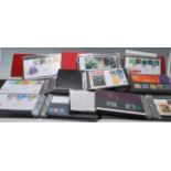 Stamps - A good collection of x6 albums of unused decimal Royal Mail Mint Stamp presentation