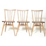 Lucian Ercolani - Ercol - 391 - All Purpose Chair - A set of three mid 20th century retro vintage