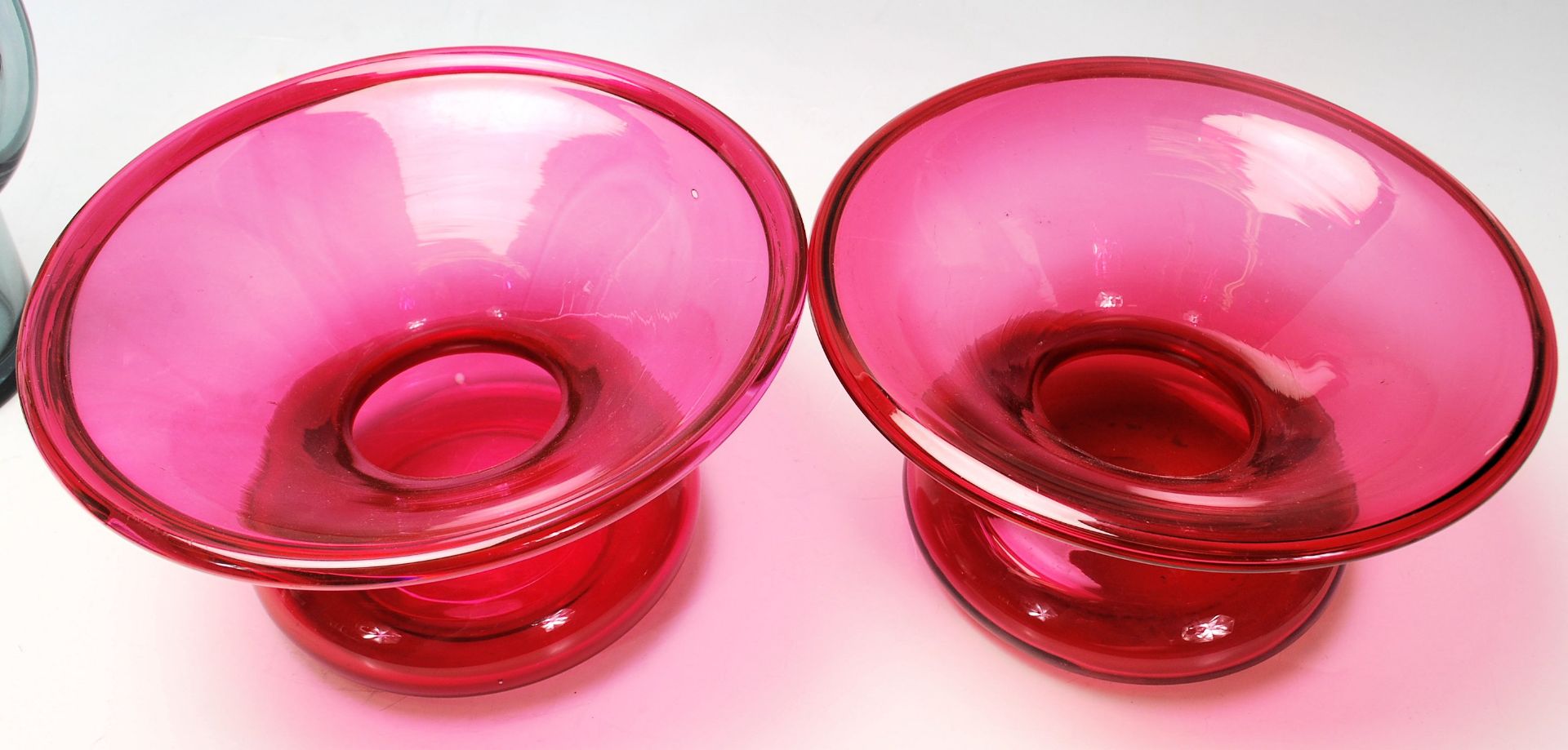 Collection of Retro and Antique Glass to include Czechoslovakian and Cranberry - Bild 6 aus 6