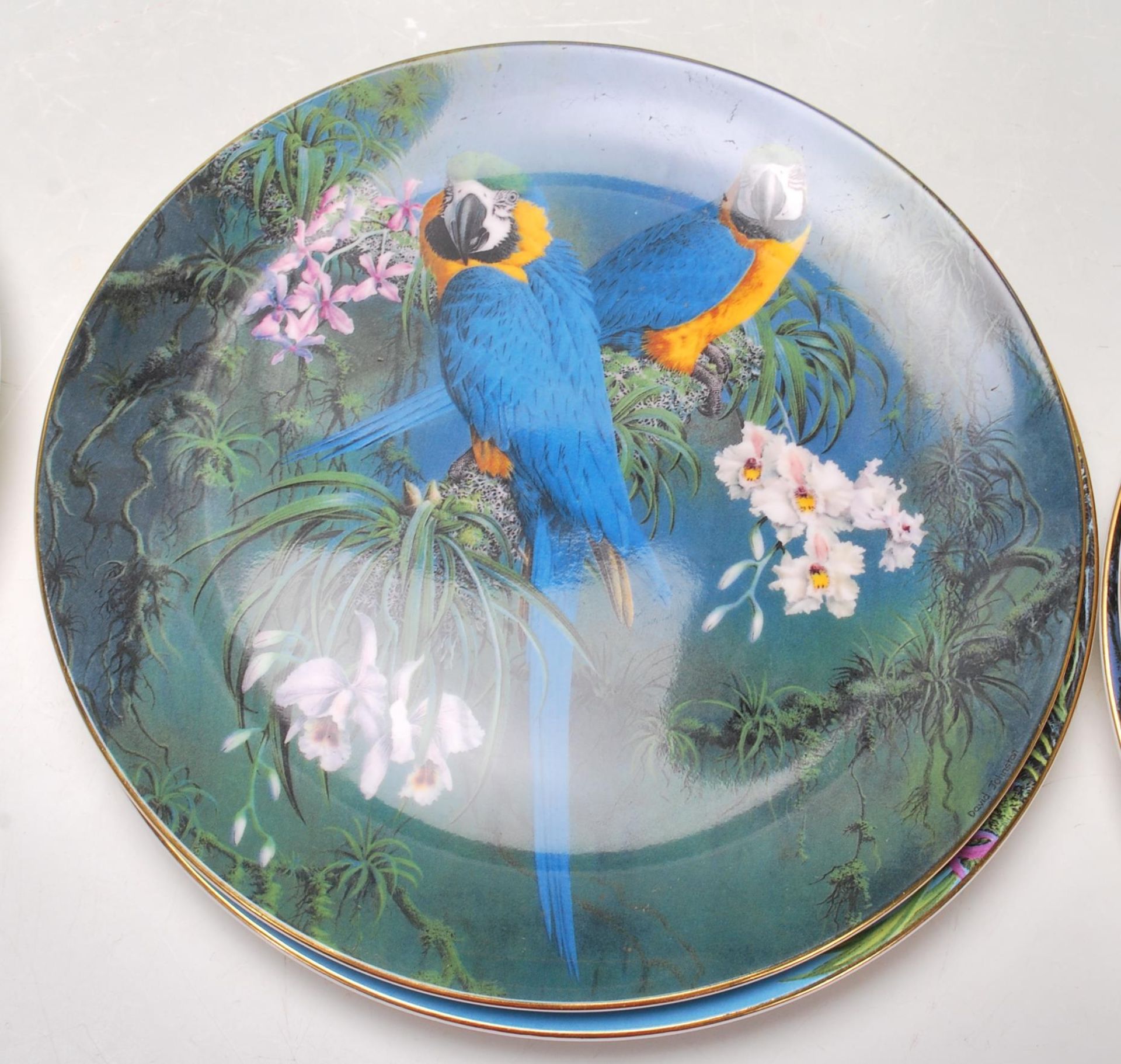 SET OF WEDGWOOD FRAGILE PARADISE COLLECTORS PLATES - Bild 5 aus 8