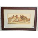 ORIGINAL 19TH CENTURY WATER COLOUR COUNTRY LANDSCAPE PAINTING