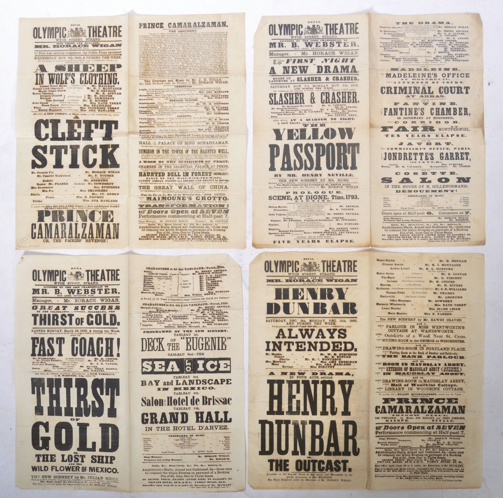 VICTORIAN EPHEMERA COLLECTION - 19TH CENTURY THEAT