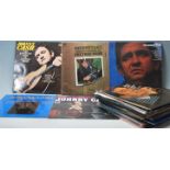 Johnny Cash - A good collection of vintage LP vinyl 12" records to include: Country, The Great