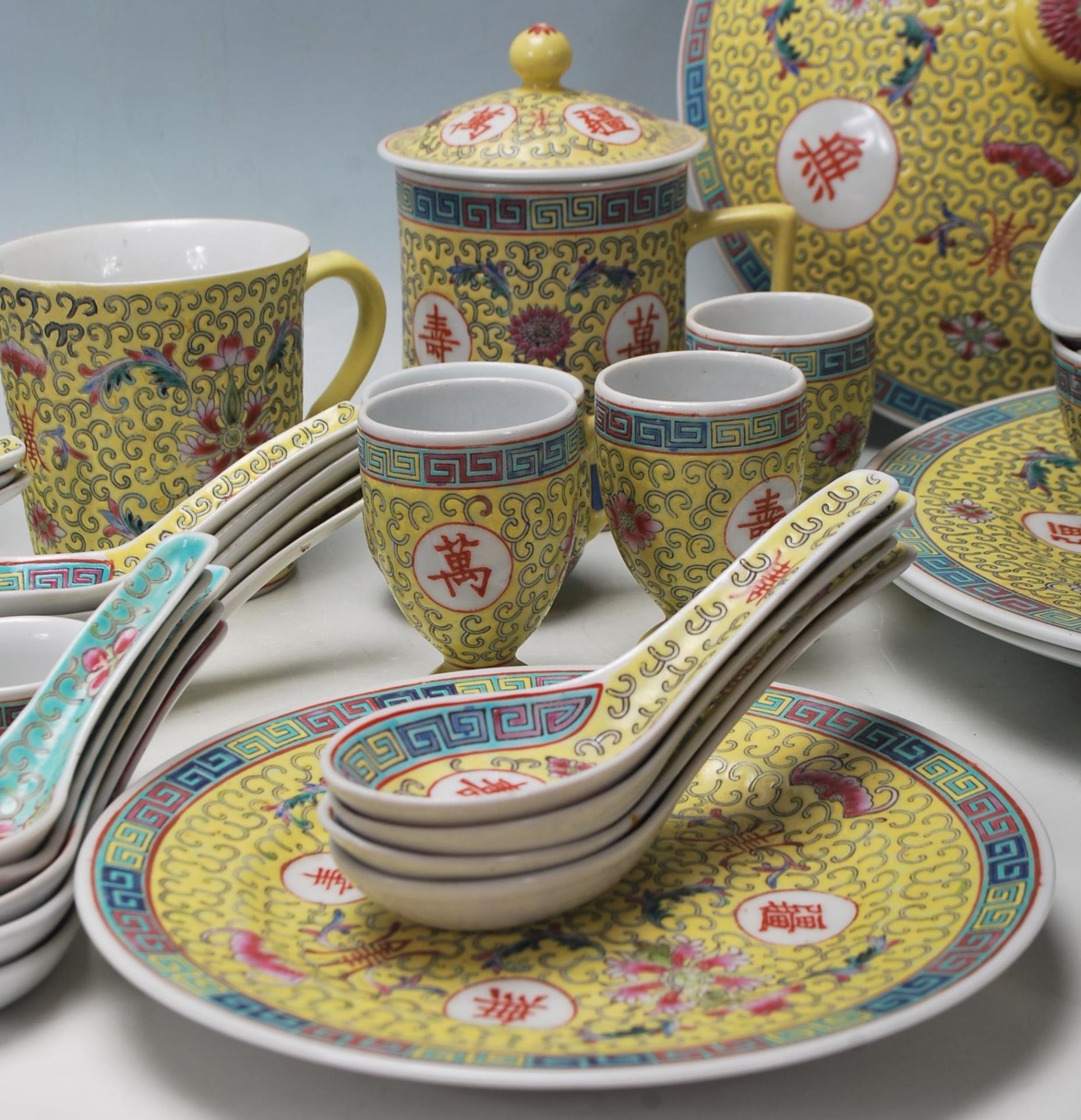 CHINESE REPUBLIC PERIOD TEA SERVICE - Bild 6 aus 11