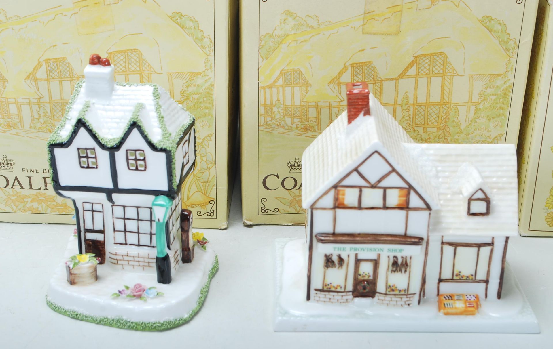 A collection of fine bone china cottages and florals by Coalport to include The Coaching Inn, - Bild 14 aus 20