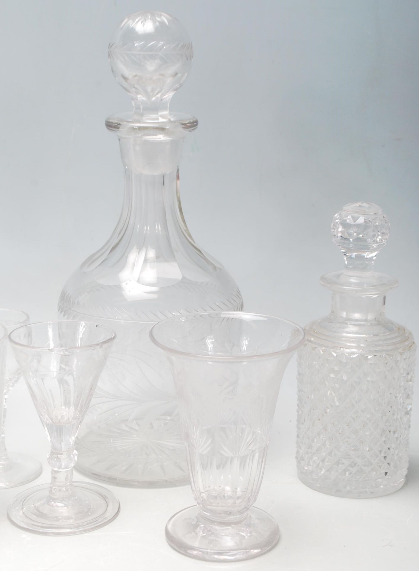 A large collection of antique 19th Century glasswa - Bild 3 aus 14