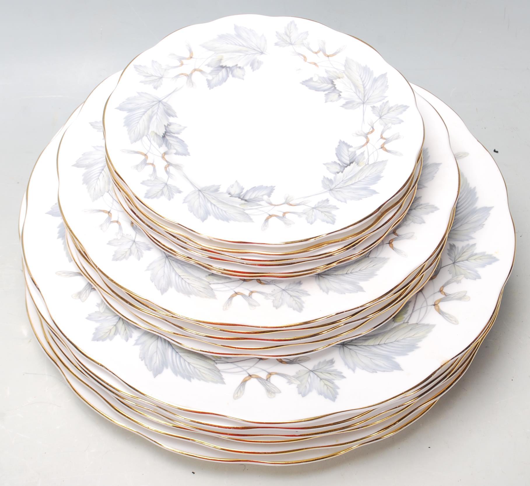 A large Royal Albert Silver maple bone china tea set / dining service comprising of a six twin - Image 14 of 14