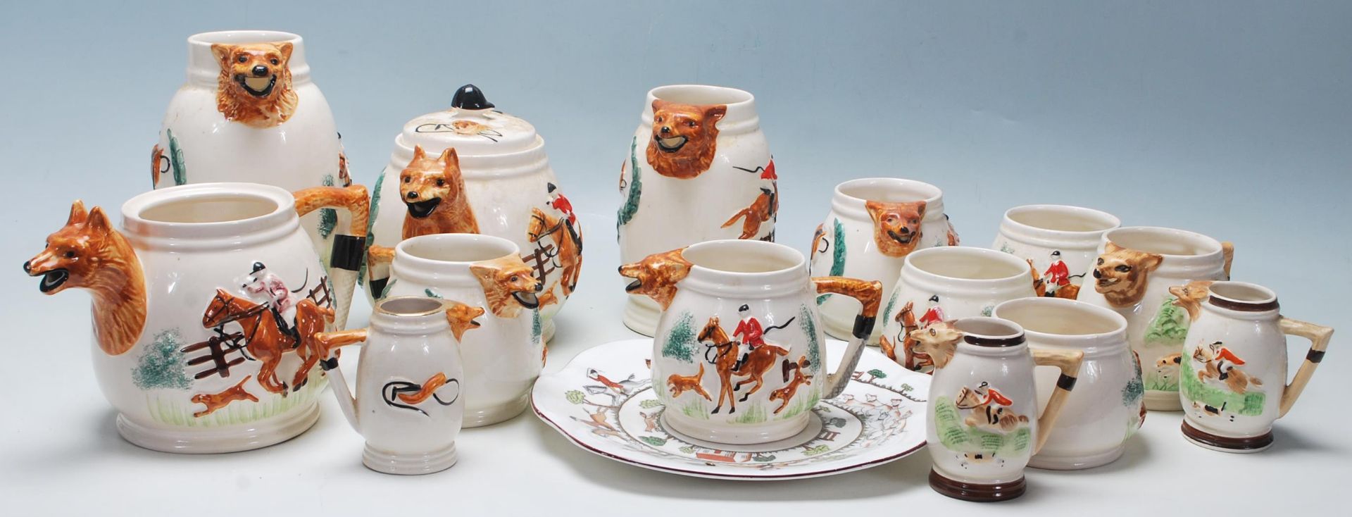 A collection of early 20th Century ceramic tableware to include a fine bone china Crown