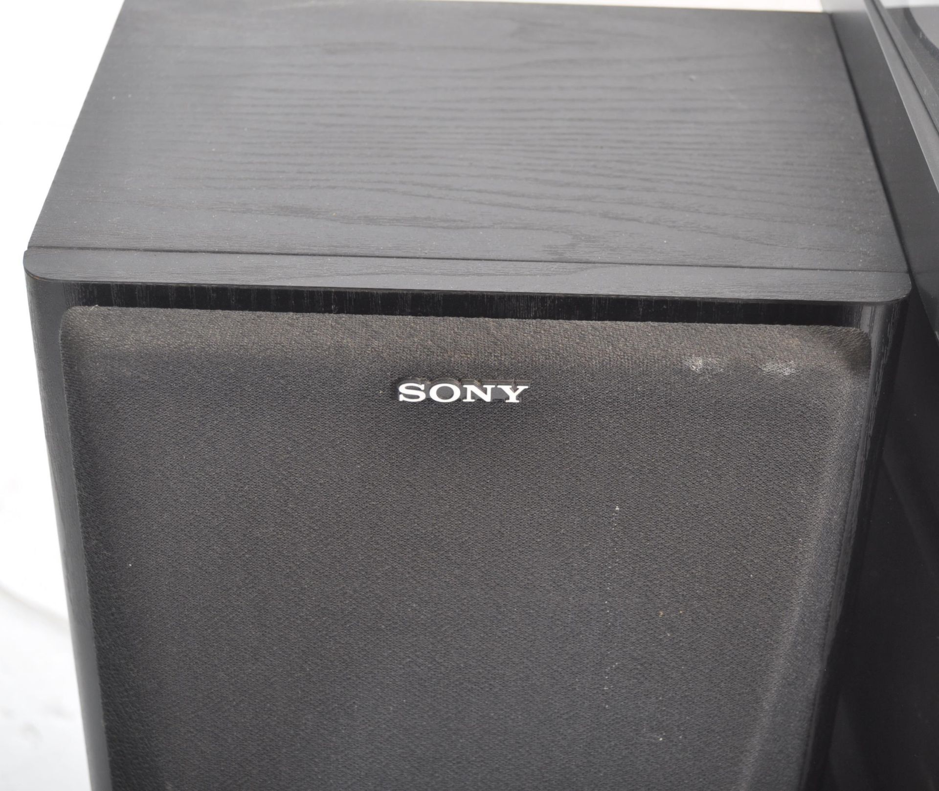 A vintage 20th century Sony Hi-Fi stacking system comprising of a CD player, radio tuner, turntable, - Bild 6 aus 8